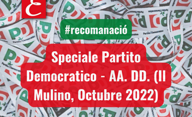 Speciale Partito Democratico – AA. DD. (Il Mulino, Octubre 2022)