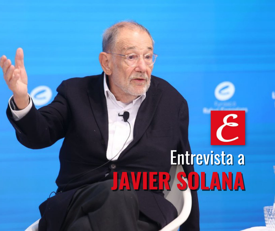 Entrevista a Javier Solana: “Lo más importante es que la UE está actuando unida. La palabra unión, en esta guerra, es fundamental”.