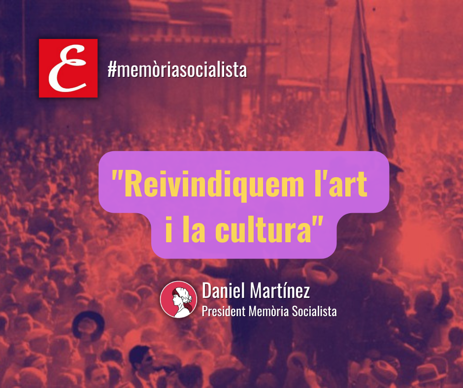 “Reivindiquem l’art i la cultura”. Per Daniel Martínez.