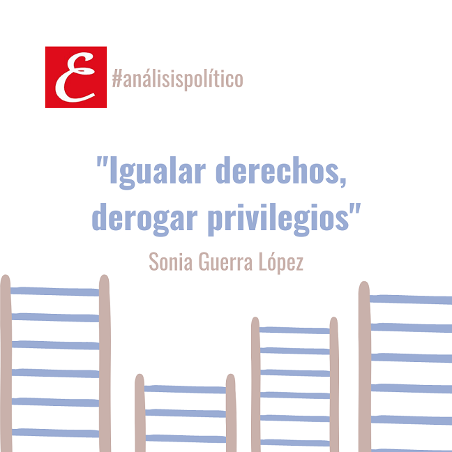 “Igualar derechos, derogar privilegios”. Sonia Guerra López.