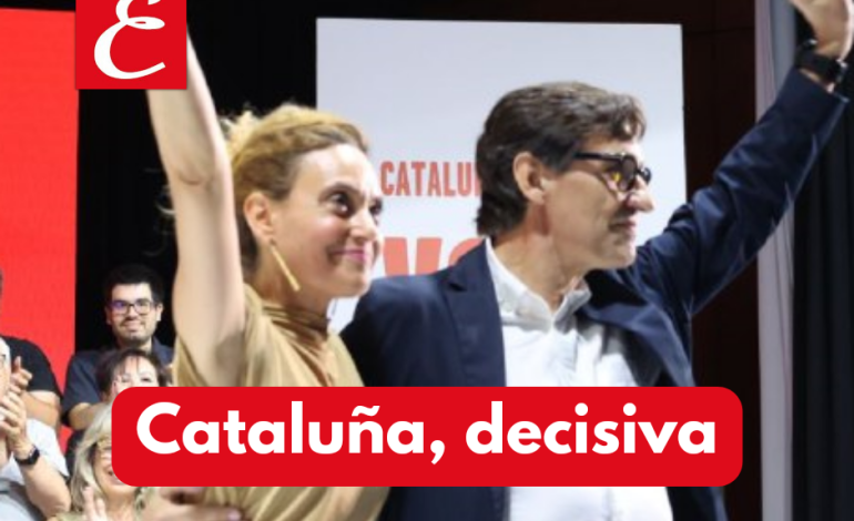“Cataluña, decisiva”. Meritxell Batet i Salvador Illa.