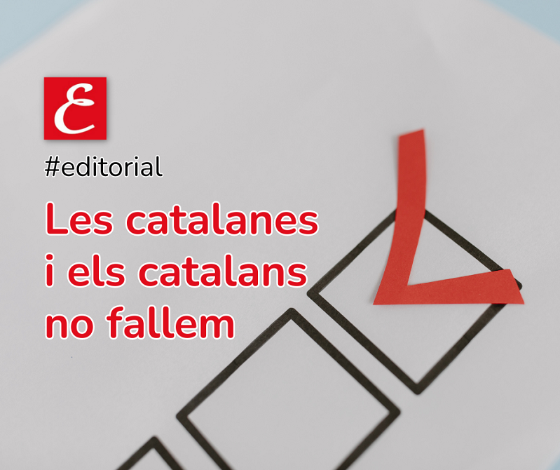 Les catalanes i els catalans no fallem (02/10/2023).