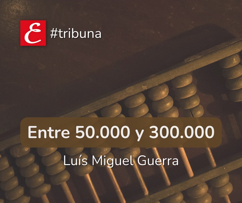 “Entre 50.000 y 300.000”. Luís Miguel Guerra.