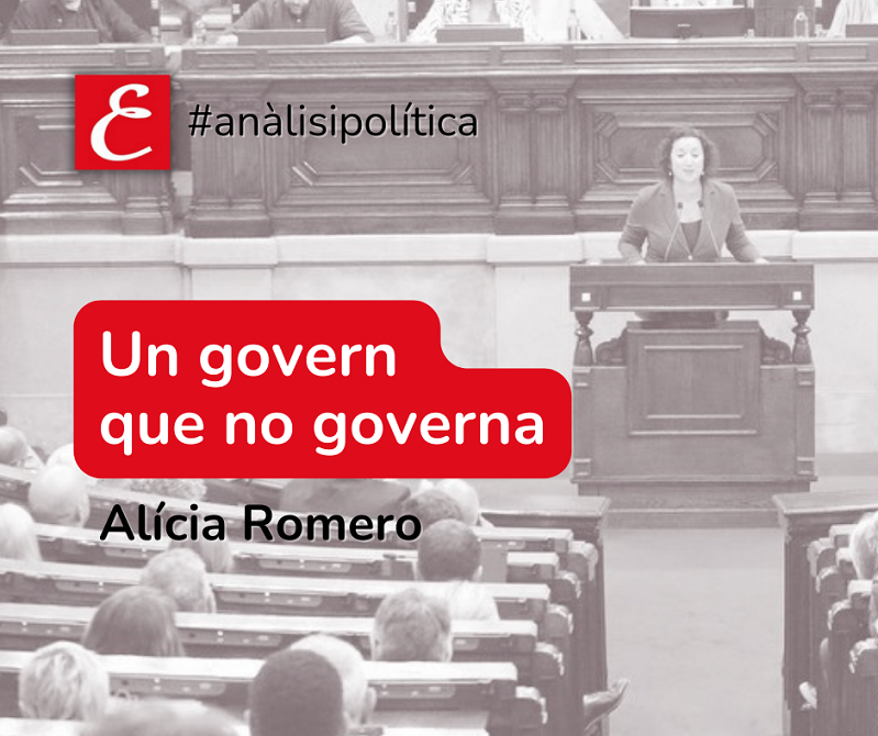 “Un govern que no governa”. Alícia Romero.