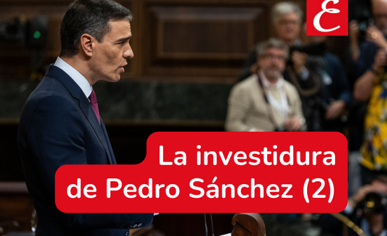 La investidura de Pedro Sánchez (2)