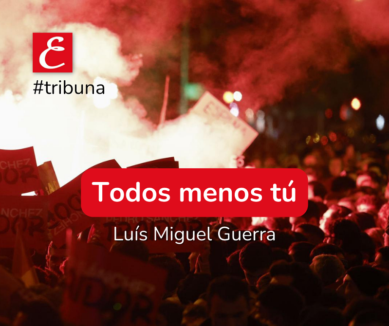 “Todos menos tú”. Luís Miguel Guerra.