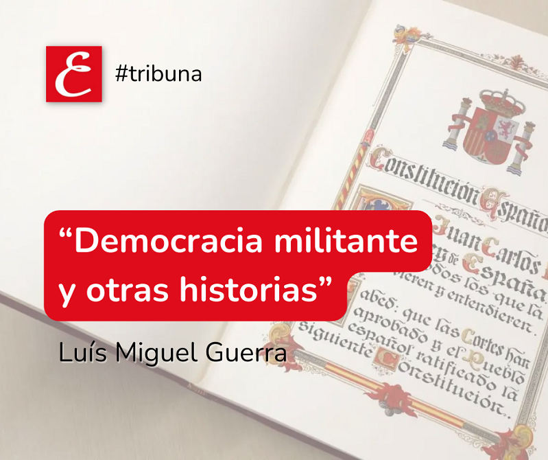 “Democracia militante y otras historias”. Luís Miguel Guerra.