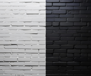 Al blanc blanc i al negre negre