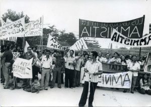 Manifestació Mataró Amnistia 1976